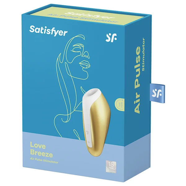 Satisfyer Love Breeze Air Pulse Stimulator - Yellow