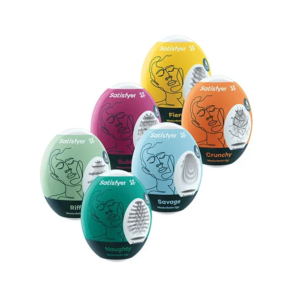 Satisfyer Masturbator Egg 6er Set – Assorted