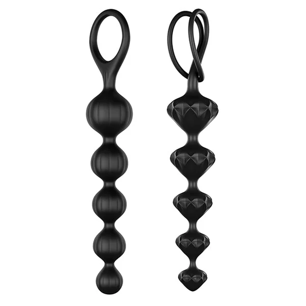 Satisfyer Soft Silicone Beads - Black