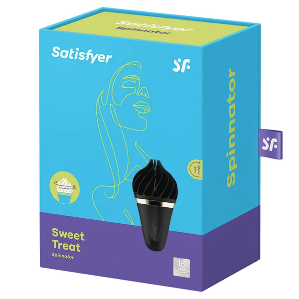 Satisfyer Sweet Treat Spinnator - Black