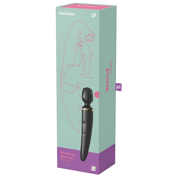 Satisfyer Wand-er Woman Vibrator - Black