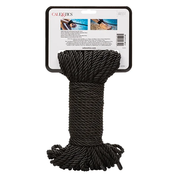 SCANDAL BDSM ROPE 30M/98.5 FT BLACK