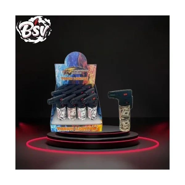 Screaming Eagle Side Jet Torch Dollar Bills