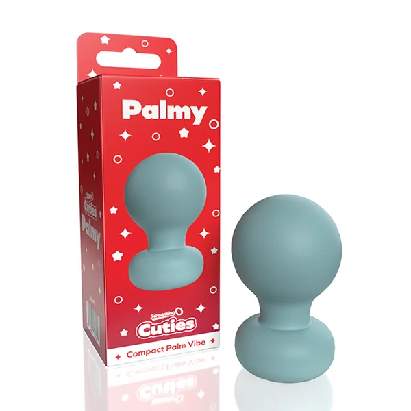 SCREAMING O CUTIES PALMY PALM VIBRATOR – POWDER BLUE