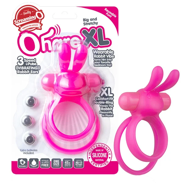 Screaming O Ohare XL Vibrating Ring - Pink