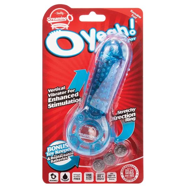 Screaming O Oyeah Vibrating Ring - Blue