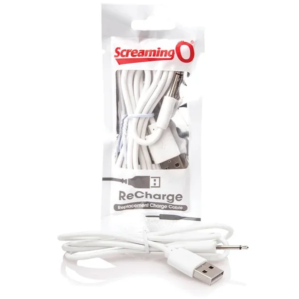 Screaming O Recharge Charging Cable – White