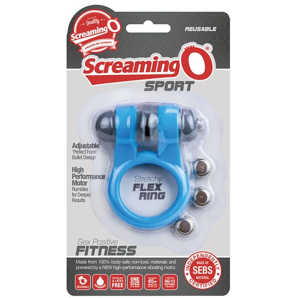 Screaming O Sport Vibrating Ring - Blue