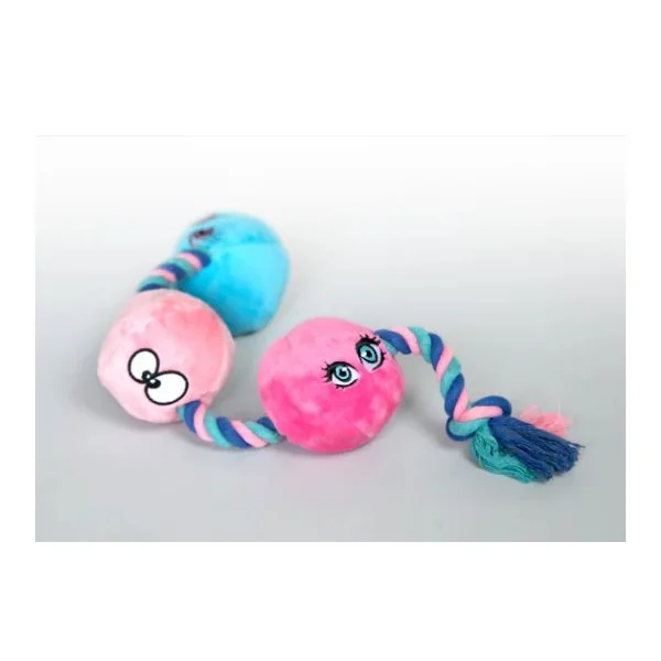 SCRUFFY TUG BUTTONS DOG TOY