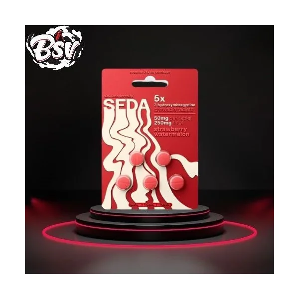 Seda Tablets 250mg Pack 5ct Strawberry Watermelon