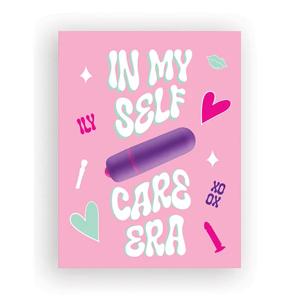 Self Care Era Naughty Greeting Card w/Rock Candy Vibrator & Fresh Vibes Towelettes