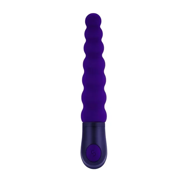 Selopa Beaded Beauty Silicone Vibrator – Purple