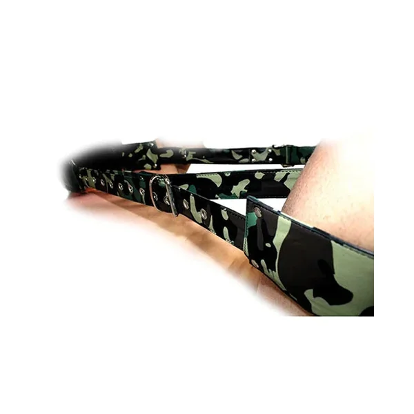 Sensual Sin Leather Adjustable Travel Sling – Camo