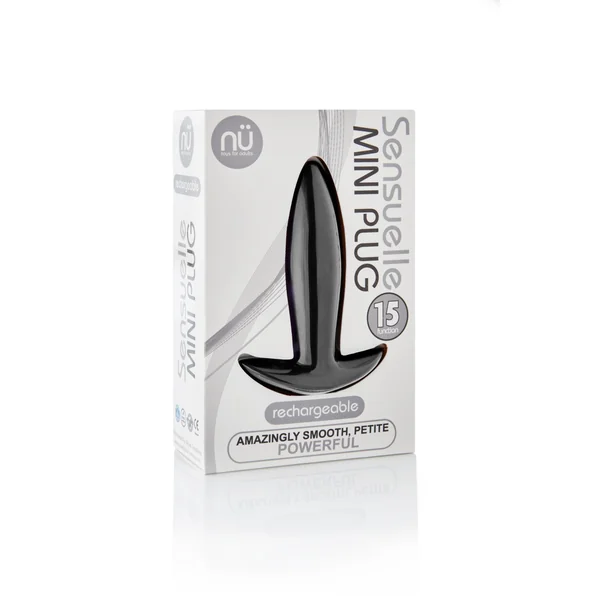 Sensuelle 15 Function Mini Plug - Black