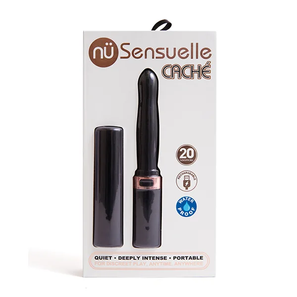 SENSUELLE CACHE 20 FUNCTION COVERED VIBE BLACK