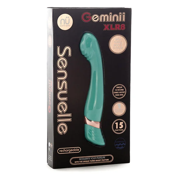 Sensuelle Geminii Xlr8 Turbo Boost G Spot - Electric Blue