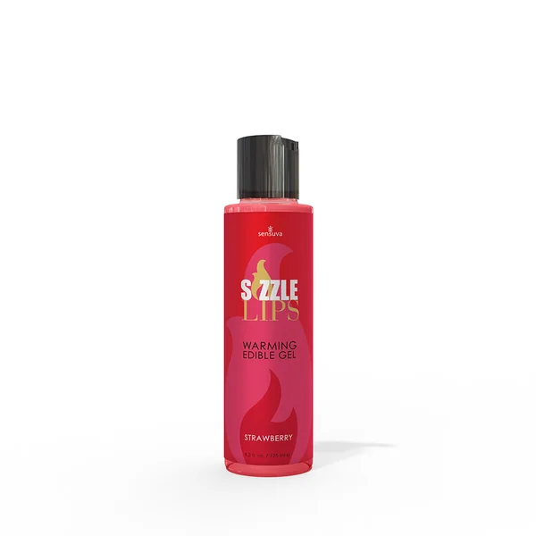 Sensuva – Sizzle Lips Warming Gel 4.2oz – Strawberry