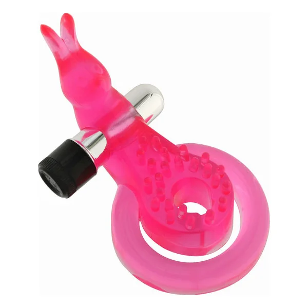 SEVEN CREATIONS - PINK BUTTERFLY PENIS AND TESTICLE RING