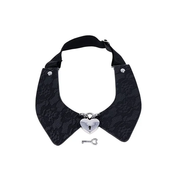 Sex and Mischief Heartbound Lace Day Collar