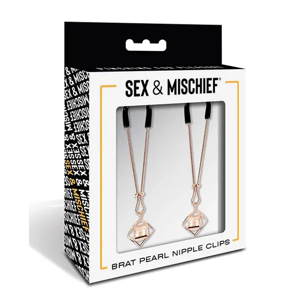 Sex & Mischief Brat Pearl Nipple Clips