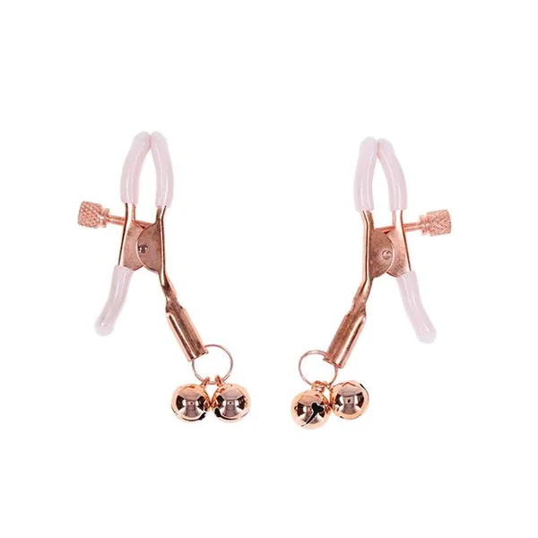 Sex & Mischief Peaches 'n CreaMe Bell Nipple Clamps