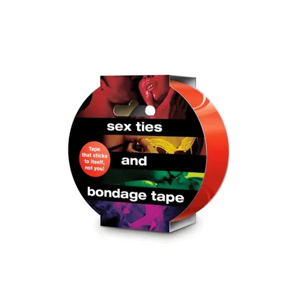 Sex Ties and Bondage Tape, Red, 65 ft.