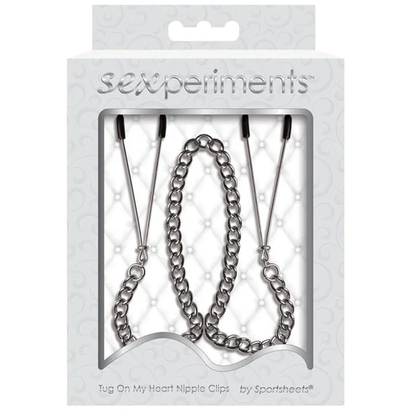 Sexperiments Tug On My Heart Nipple Clamps