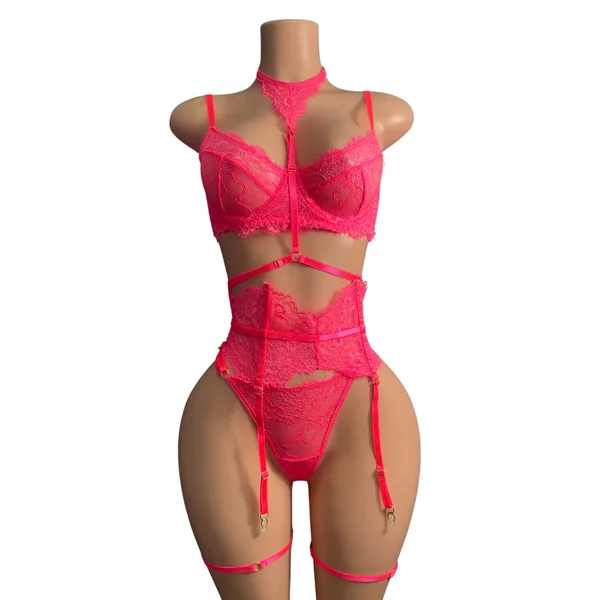 Sexy 3pc Lingerie Set #025