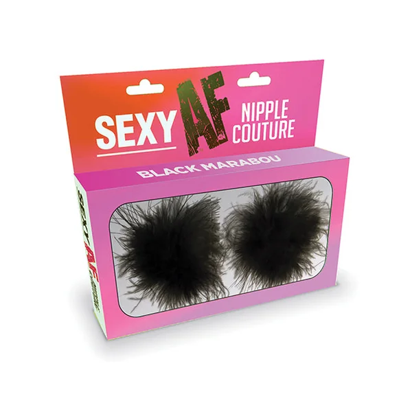 Sexy AF Nipple Couture Marabou Pasties