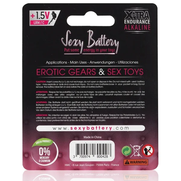 Sexy Battery C – Box of 10 Two Packs