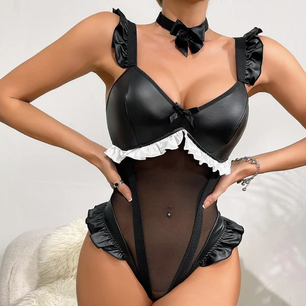 Sexy Black Tie Halloween Costume #058