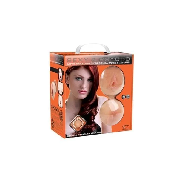 Sexy & Psycho Inflatable Love Doll With Cyberskin Pussy & Ass - Topco