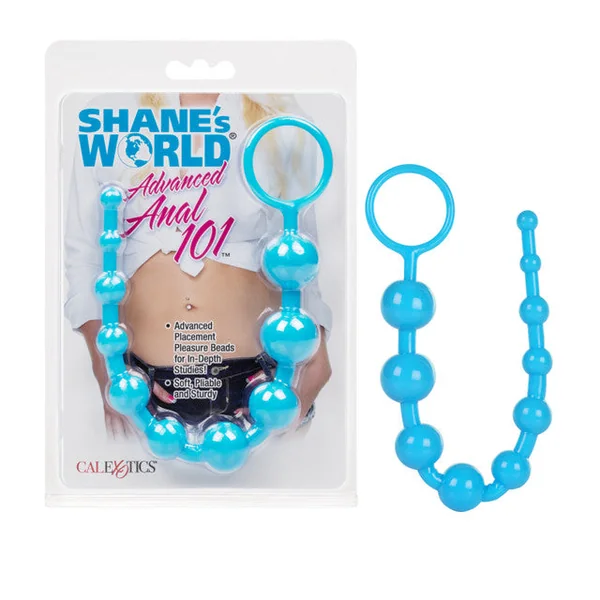 Shane's World Advanced Anal 101 Beads - Blue