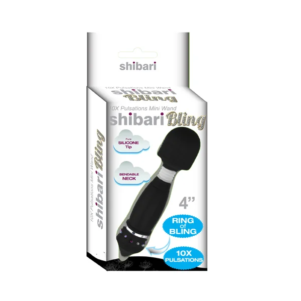 SHIBARI SEXY! BLING BLING MINI WAND BLACK