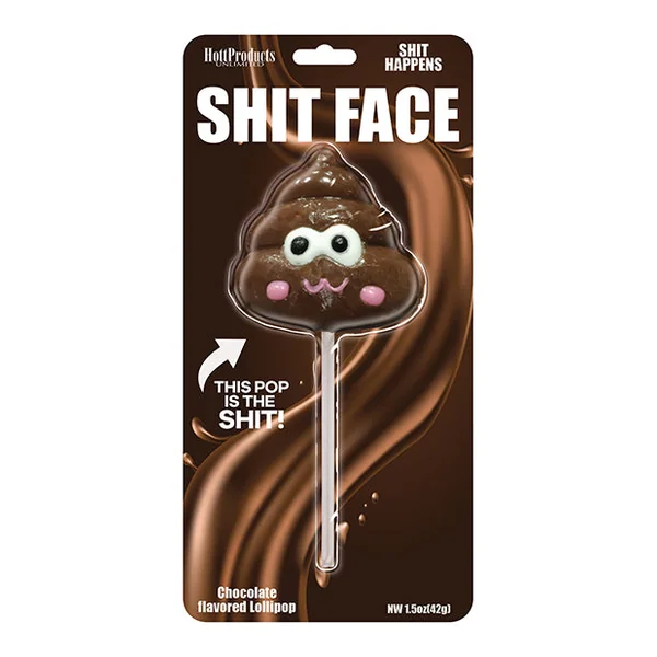 Shit Face Chocolate Flavored Poop Pop
