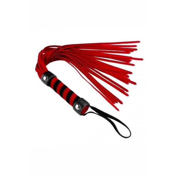 Short Vegan Leather Flogger – Red