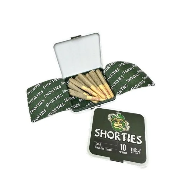 Shorties THC-A Pre Rolls 10ct Pack Ice Cream Cookies