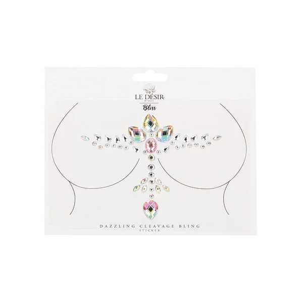 Shots Bliss Dazzling Cleavage Bling Sticker O-s