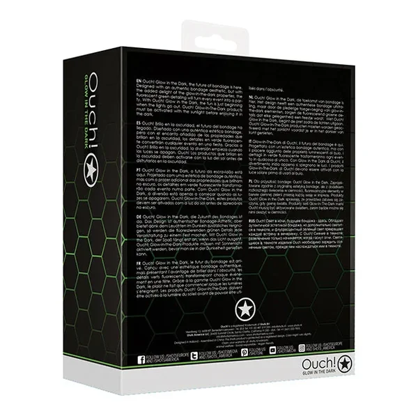 Shots Ouch Bed Bindings Restraint Kit – Glow in the Dark