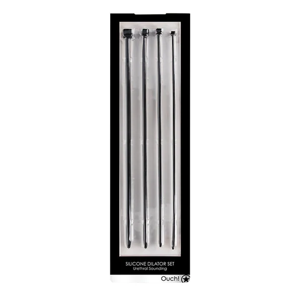 Shots Ouch Urethral Sounding Dilator Set - Black