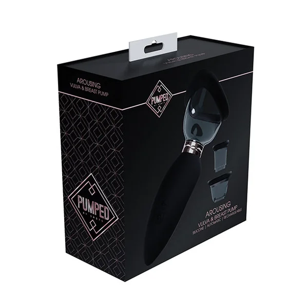 Shots Pumped Arousing Clitoral, Nipple & Breast Pump - Black