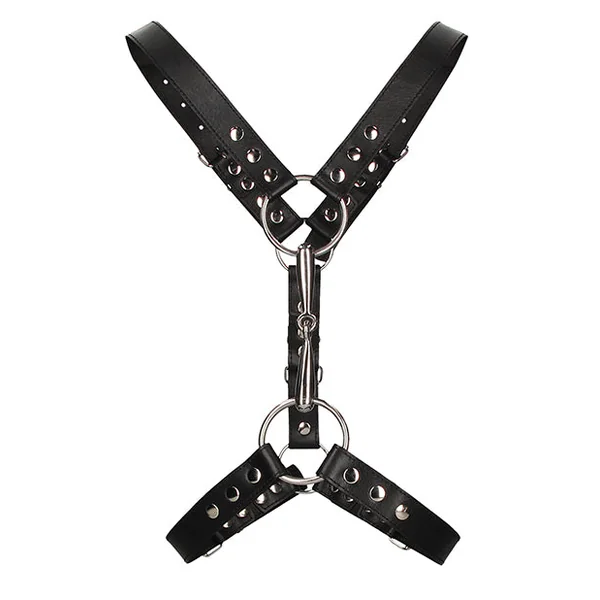 Shots Uomo Men's Harness W-metal Bit - Black