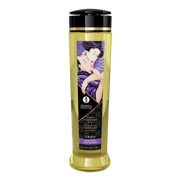 Shunga Erotic Massage Oil – 8 oz Libido/Exotic Fruits