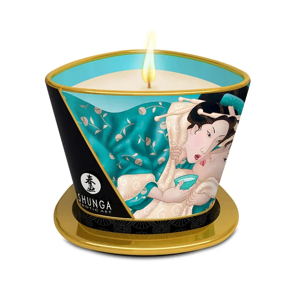 Shunga – Massage Candle 5.7oz – Island Blossom