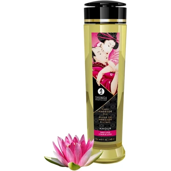 Shunga Massage Oil Amour / Sweet Lotus