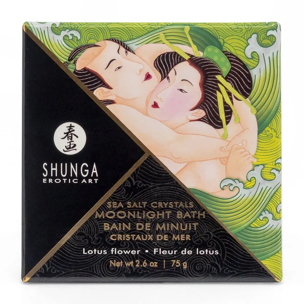 Shunga Organic Foaming Scented Dead Sea Bath Salts - Lotus Flower
