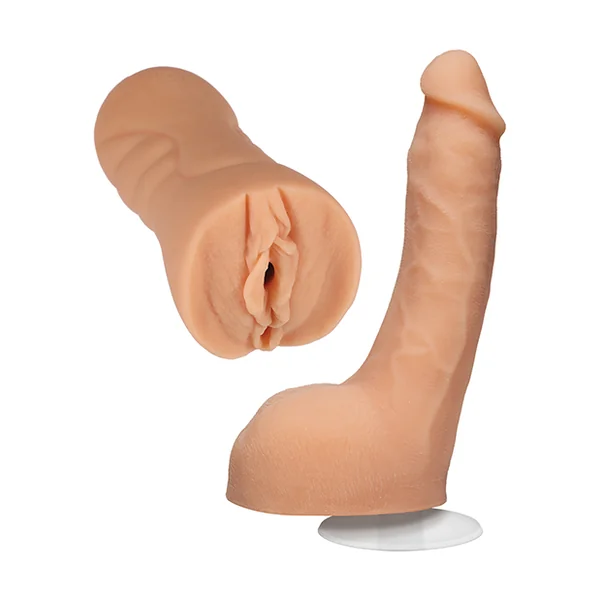 SIGNATURE SET LEOLULU LEO POCKET PUSSY & LULU 8IN COCK W/ SUCTION CUP
