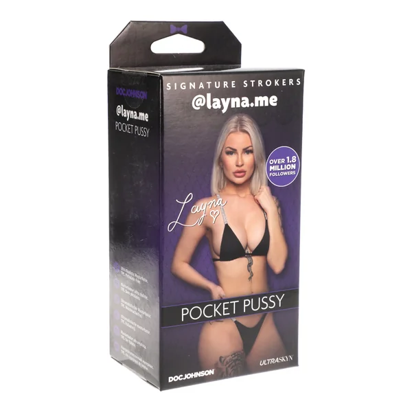 SIGNATURE STROKERS GIRLS OF SOCIAL MEDIA @LAYNA.ME ULTRASKYN POCKET PUSSY VANILLA