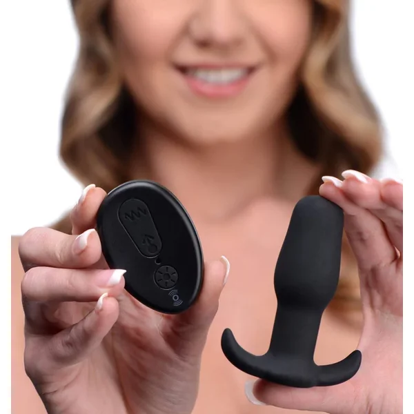 Silicone Anal Plug with Remote Control