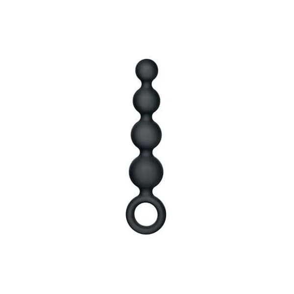 Silicone Booty Beads - Black